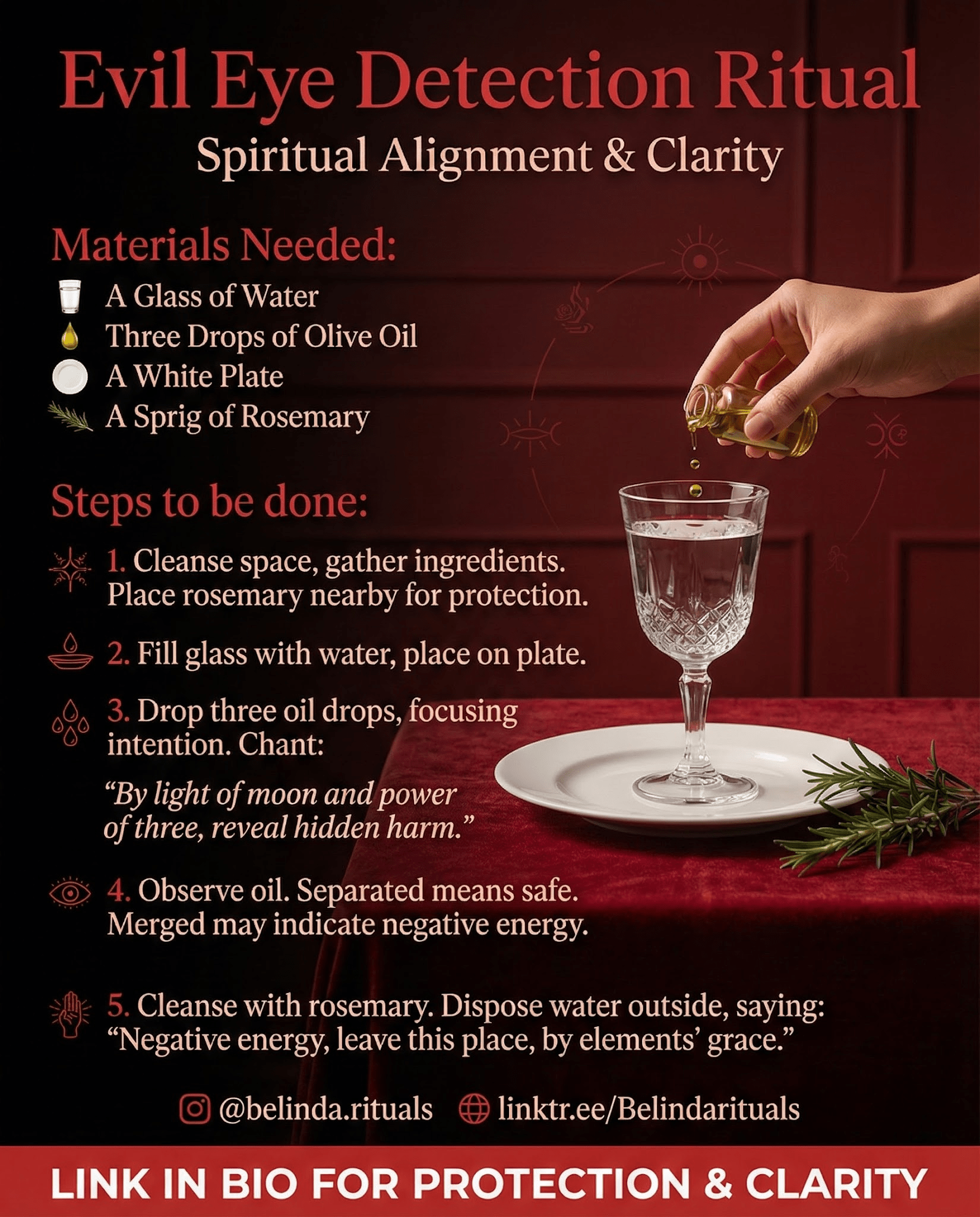 Mystical Wiccan Ritual to Detect and Banish the Evil Eye ✨