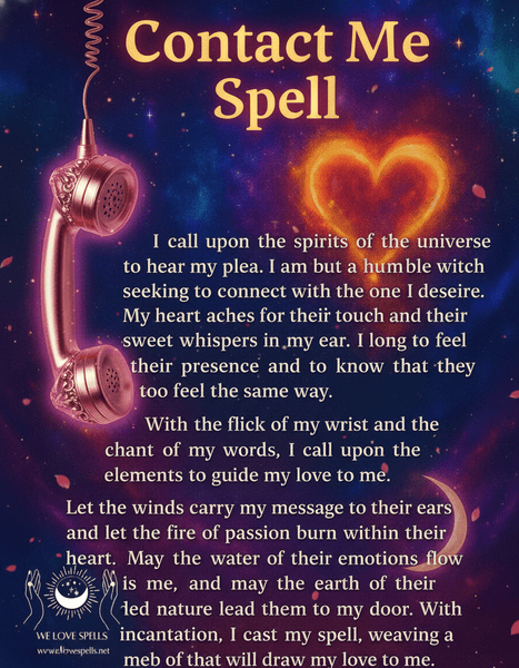 Powerful Contact Me Spell to Reconnect With Anyone Instantly