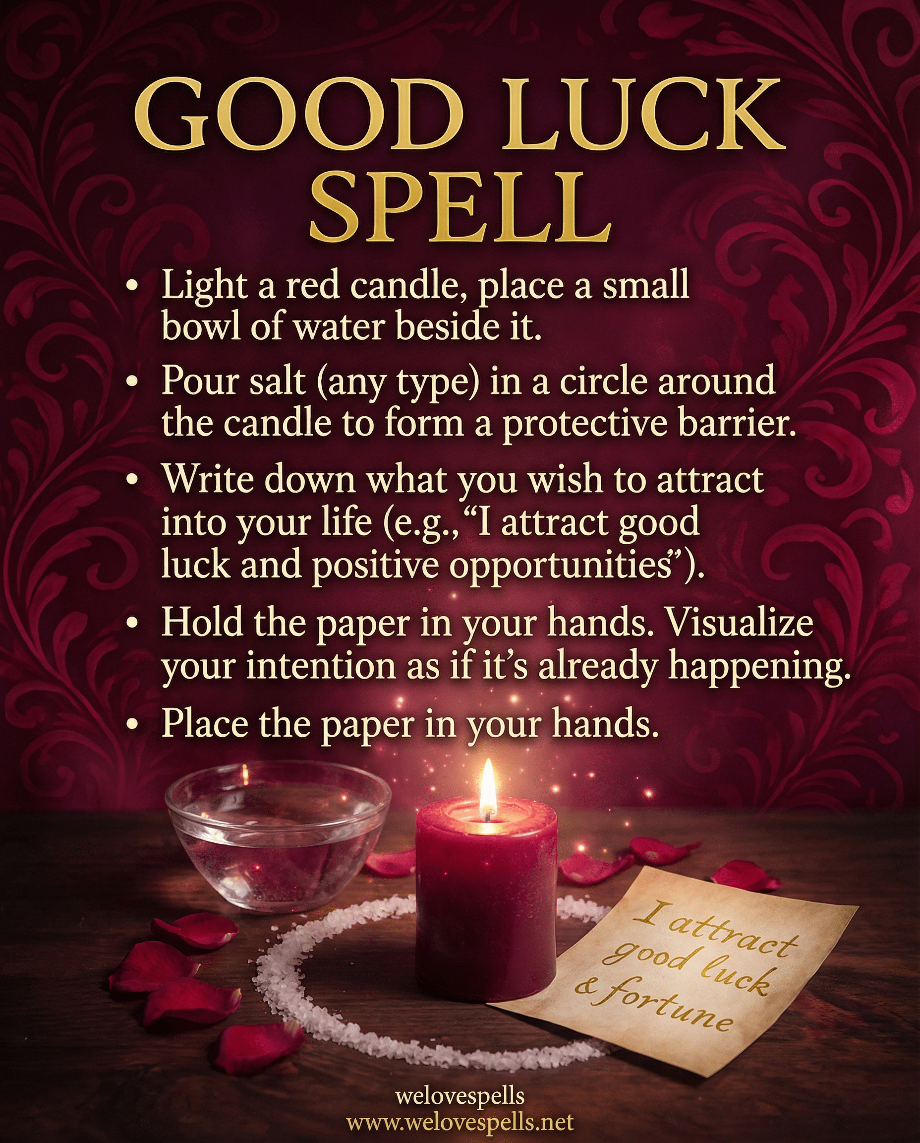 Powerful Good Luck Spell to Attract Success and Positive Energy