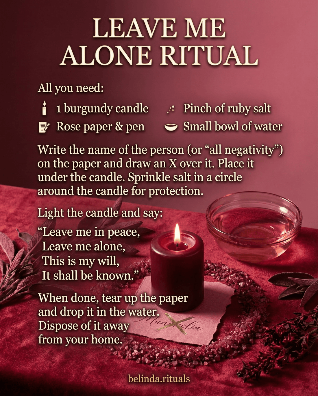 Powerful Leave Me Alone Spell for Peace and Protection - We Love Spells