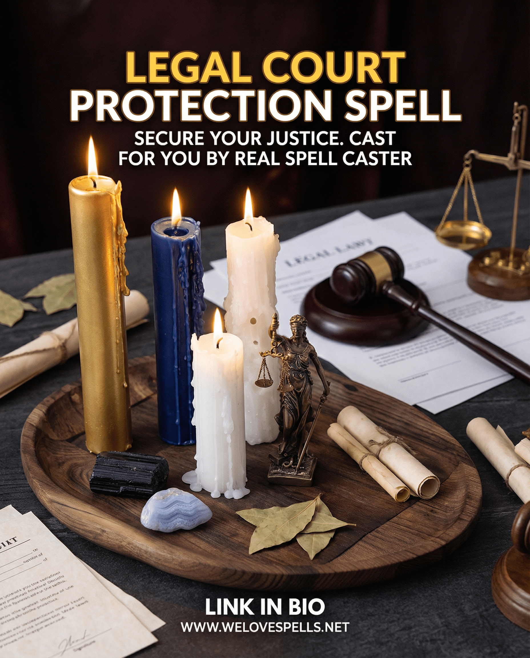 Powerful Legal Court Protection Spell for Justice and Victory