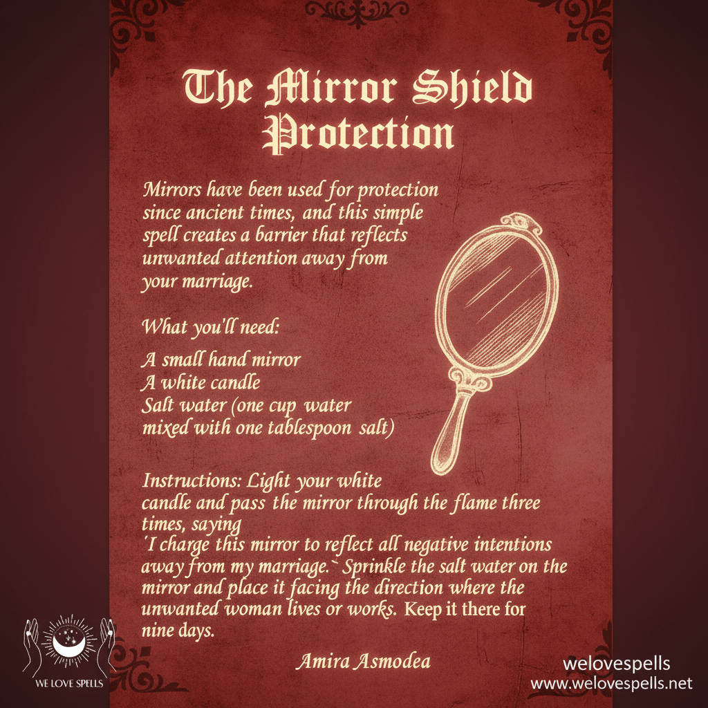 Powerful Mirror Shield Protection Spell for Energy Defense
