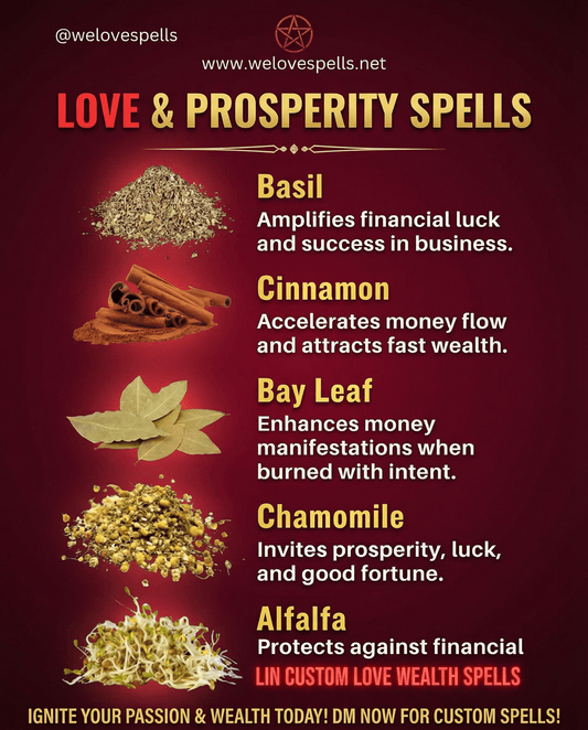 Powerful Money-Attracting Herbs for Prosperity and Abundance Spells - We Love Spells