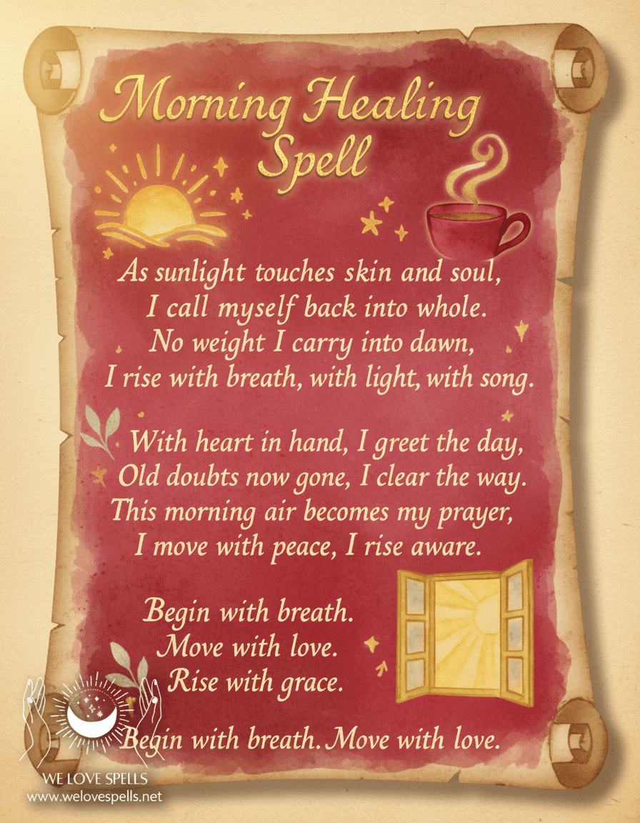 Powerful Morning Healing Spell to Boost Energy and Inner Peace - We Love Spells