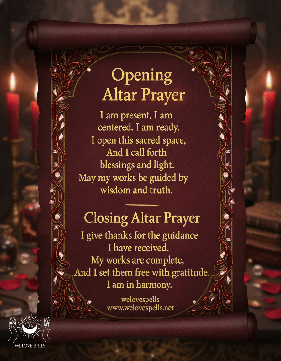 Powerful Opening Altar Prayer to Begin Worship with Faith - We Love Spells