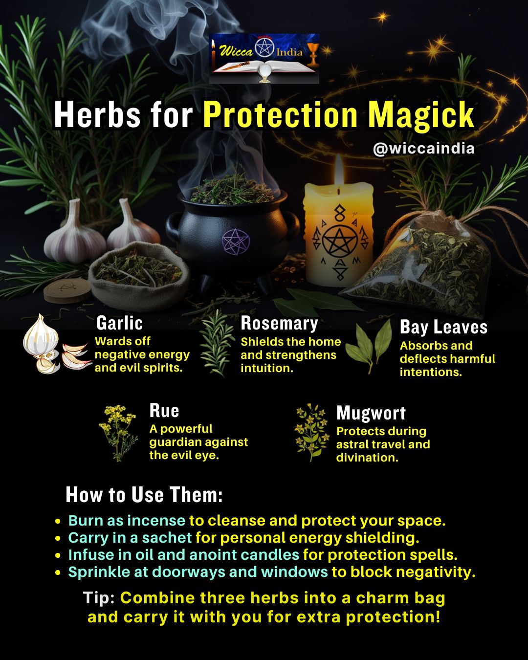 Powerful Protection Herbs: Natural Shields Against Negative Energy - We Love Spells
