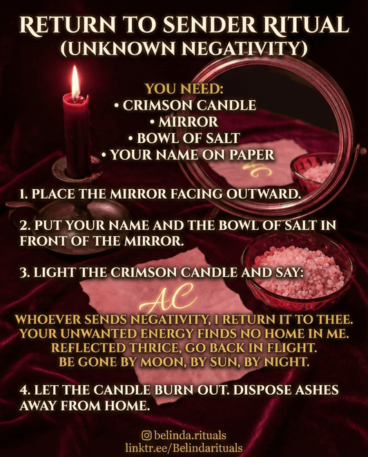 Powerful Return to Sender Spell to Send Negative Energy Back - We Love Spells