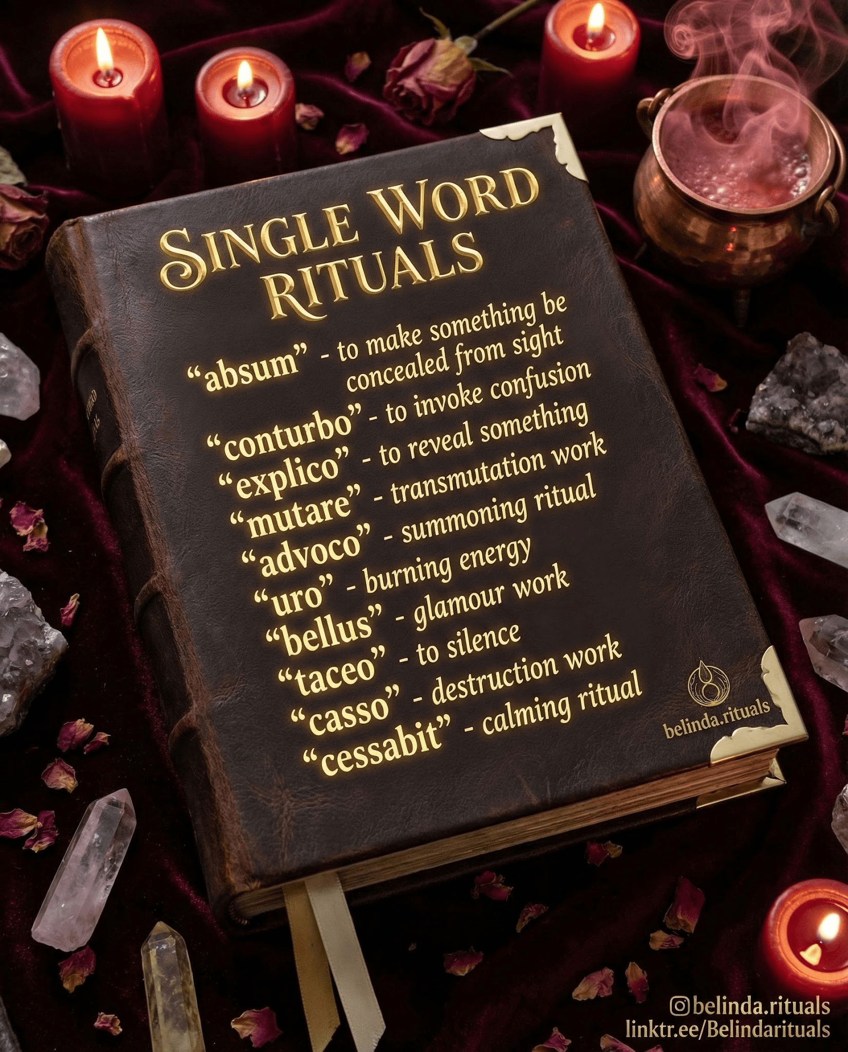 Powerful Single Word Spells and Their Hidden Magical Meanings