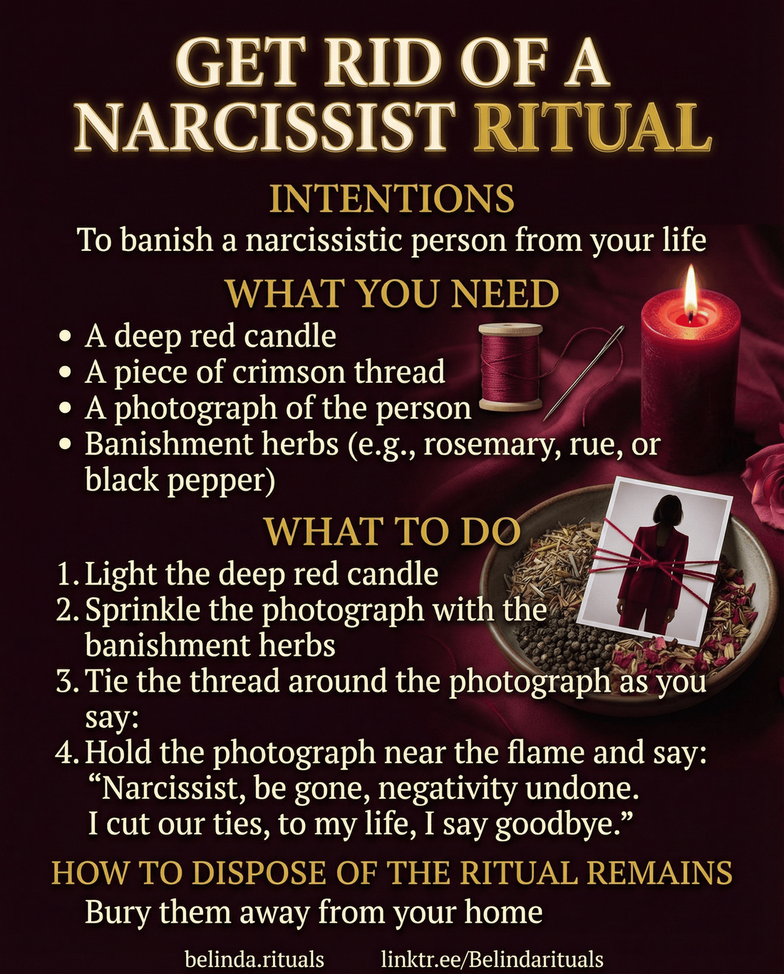 Powerful Spell to Get Rid of a Narcissist and Reclaim Your Peace - We Love Spells