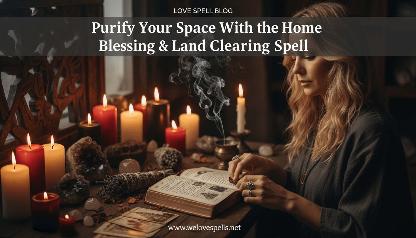 Purify Your Space With the Home Blessing & Land Clearing Spell