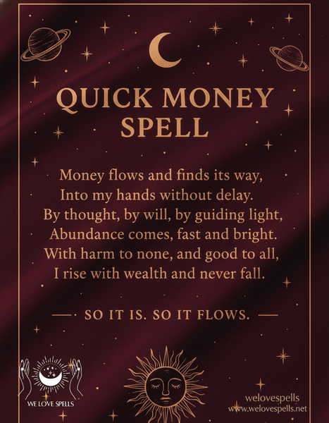 Quick Money Spell: Attract Fast Cash and Prosperity Instantly