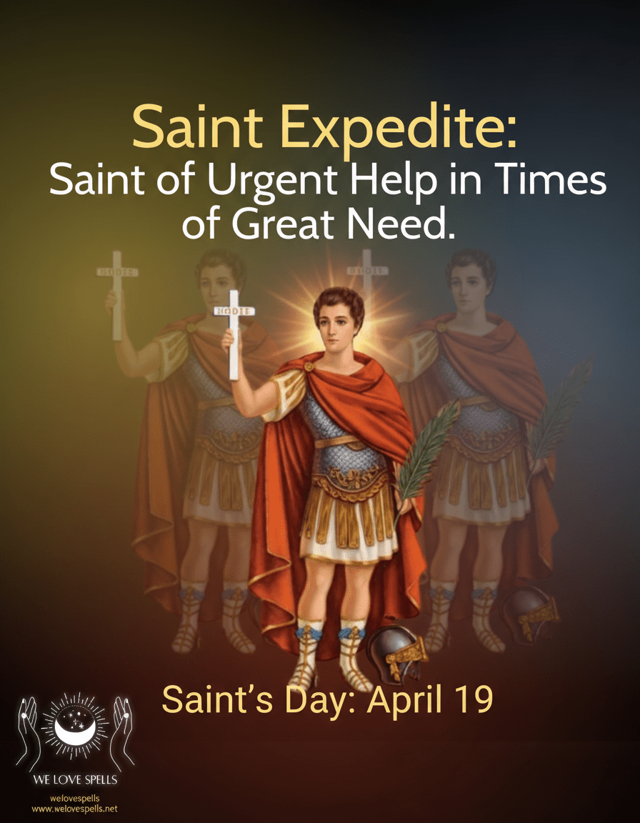 St. Expedite: The Swift Saint for Urgent Miracles and Fast Solutions - We Love Spells