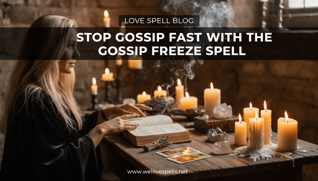 Stop Gossip Fast With the Gossip Freeze Spell - We Love Spells