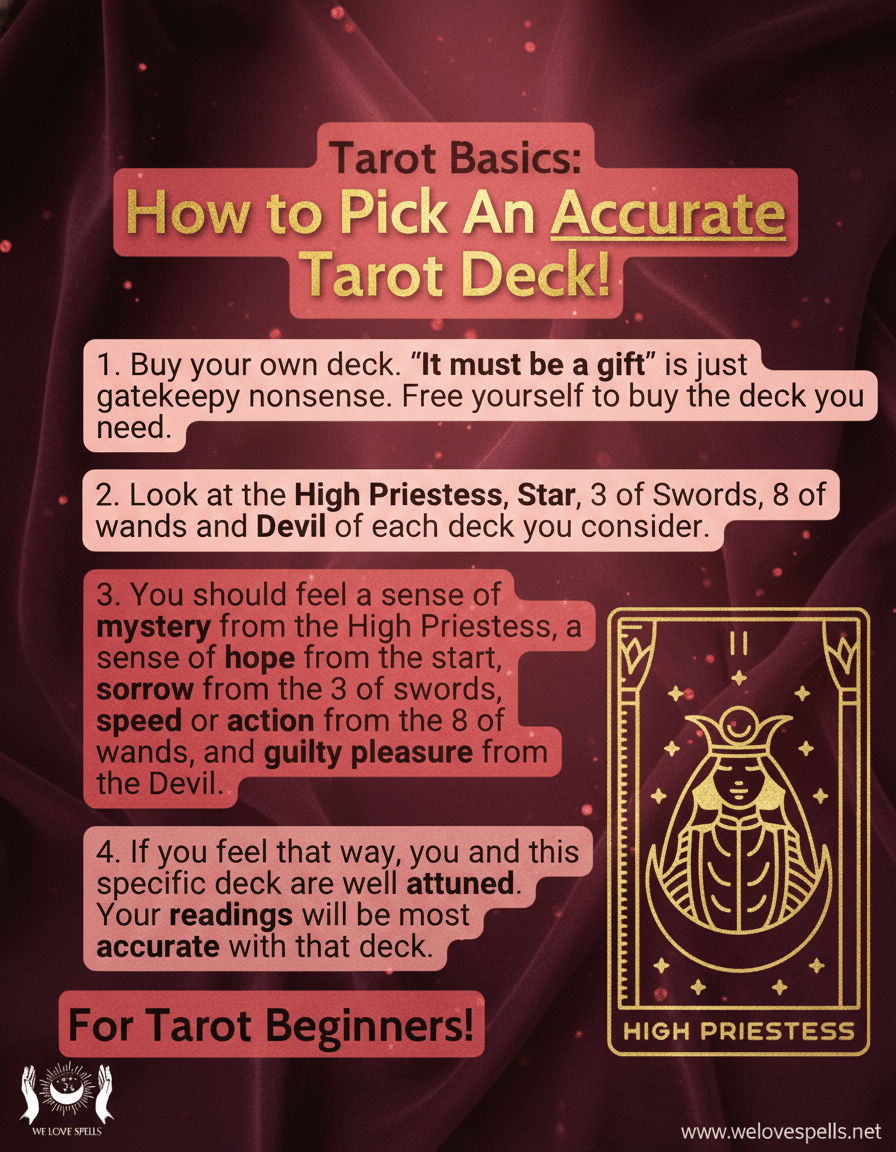 Tarot Tips for Every Level: Choosing the Right Deck for You - We Love Spells