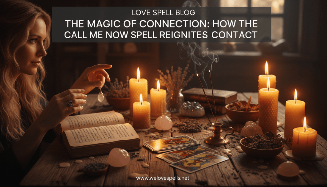 The Magic of Connection: How the Call Me Now Spell Reignites Contact - We Love Spells