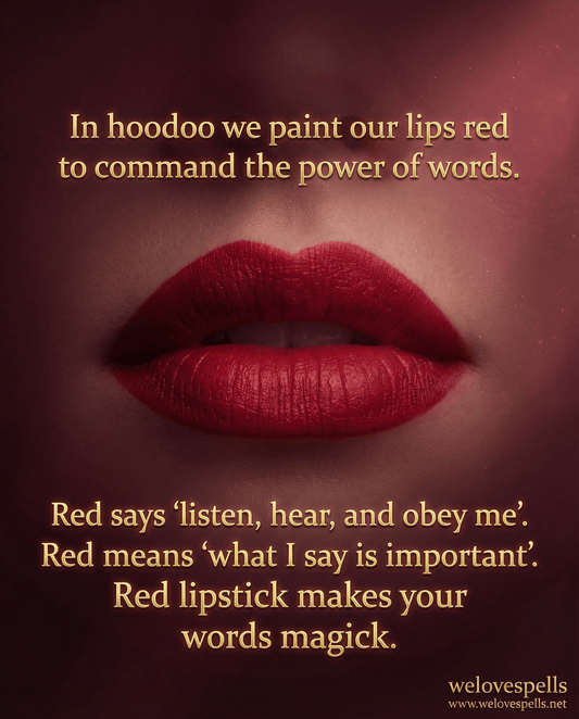The Magic of Red Lipstick in Hoodoo: Power, Beauty & Conjure - We Love Spells