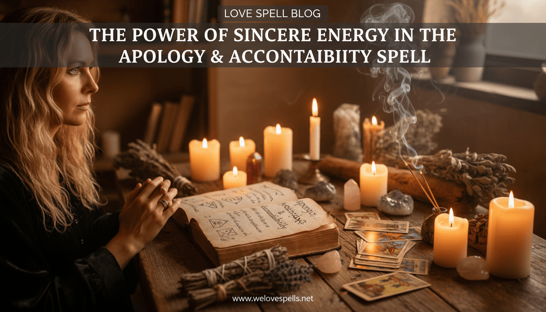The Power of Sincere Energy in the Apology & Accountability Spell - We Love Spells