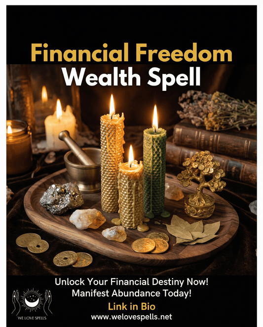 Unlock Financial Freedom with This Powerful Wealth Spell - We Love Spells