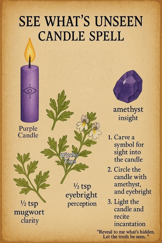 Unlock Hidden Truths: The See What’s Unseen Candle Spell Guide - We Love Spells