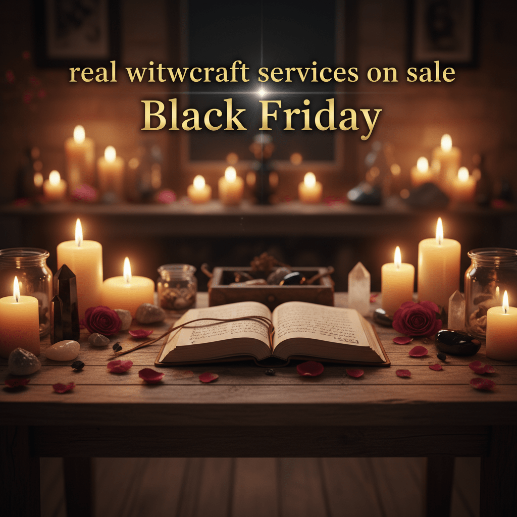 Unlock Magic: Real Witchcraft Services on Sale Black Friday - We Love Spells