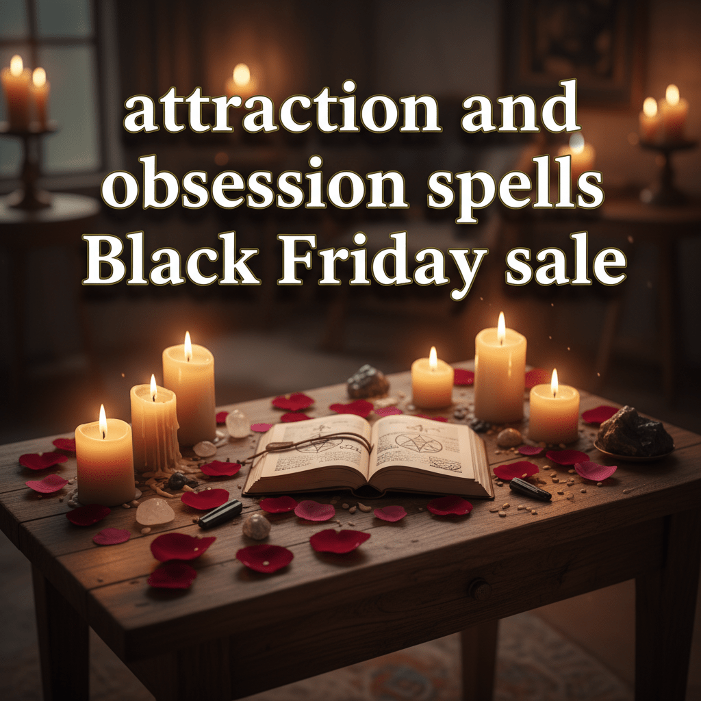 Unlock Passion: Attraction and Obsession Spells Black Friday Sale - We Love Spells