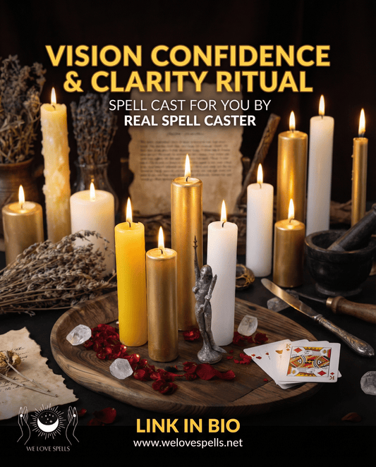 Unlock Your Vision: Confidence & Clarity Ritual for Lasting Success - We Love Spells