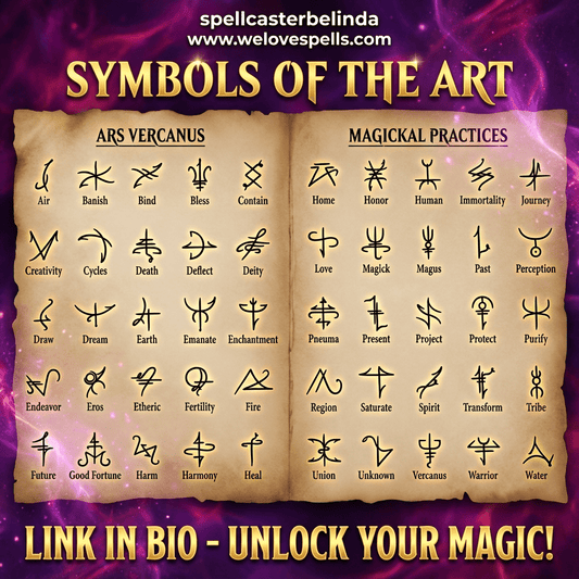 Unlocking Sigils & Symbols from *Ars Vercanus*: Advanced Magickal Power - We Love Spells