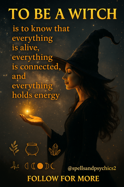 What It Means to Be a Witch: Energy, Connection, and Sacred Awareness