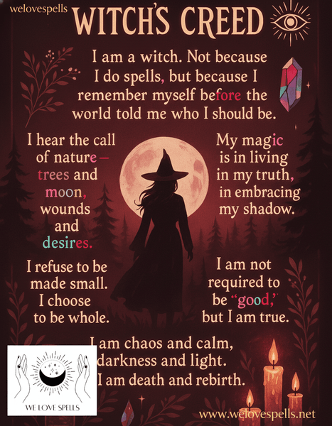 Witch’s Creed: Unveiling the Ancient Laws of Modern Witchcraft