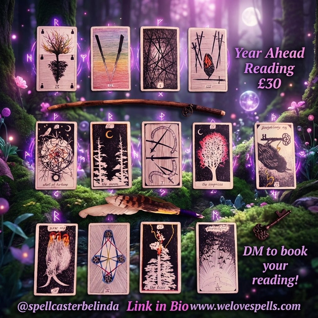 Year Ahead Tarot Reading for the Witches’ New Year: Discover Your Path - We Love Spells