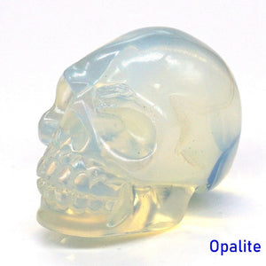 1.5" Skull Statue Natural Stones Healing Crystals - We Love Spells