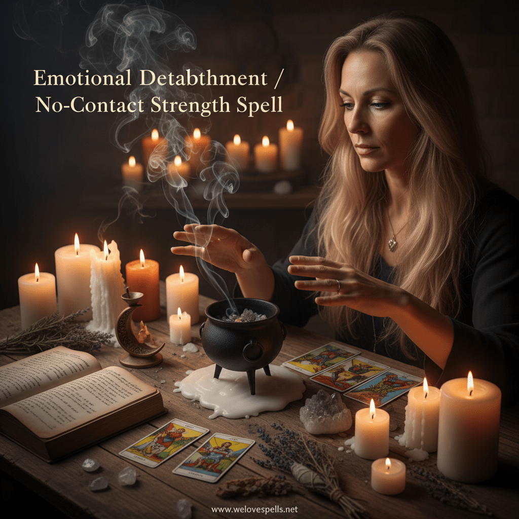 Emotional Detachment / No - Contact Strength Spell - We Love Spells