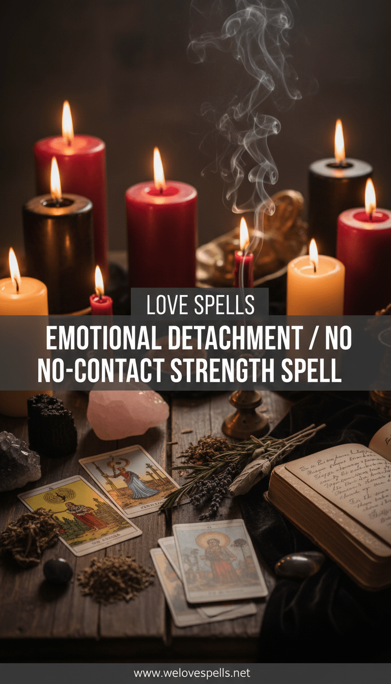Emotional Detachment / No - Contact Strength Spell - We Love Spells