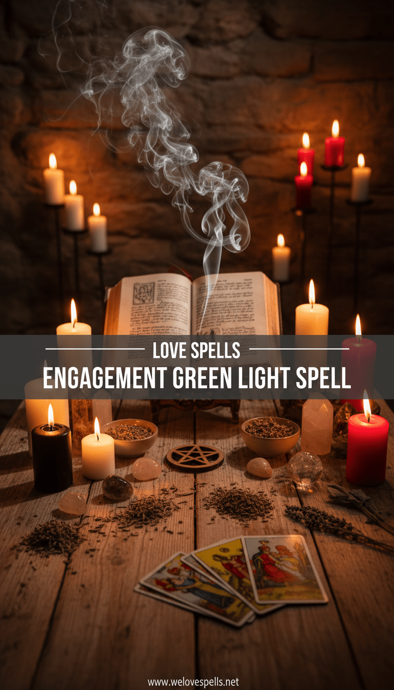 Engagement Green Light Spell - We Love Spells
