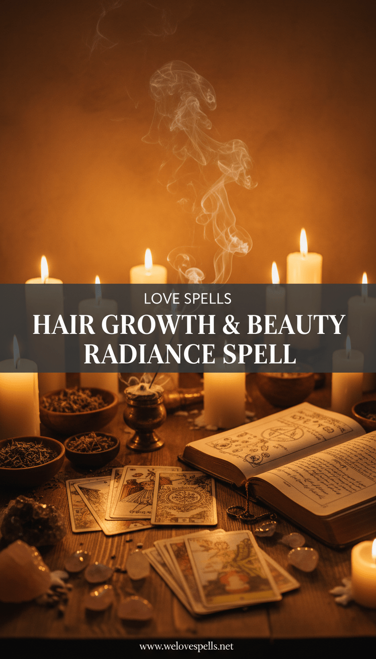 Hair Growth & Beauty Radiance Spell - We Love Spells