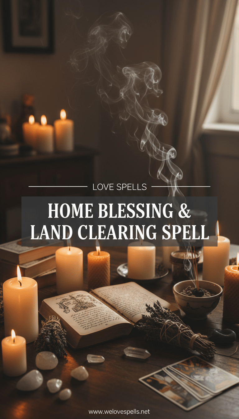 Home Blessing & Land Clearing Spell - We Love Spells