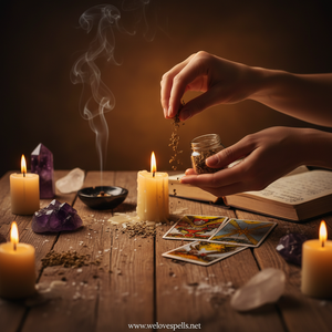 Spell Casting of the Jealousy Shield Spell
