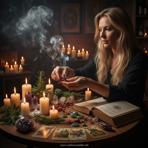 Spell Casting of the Engagement Green Light Spell