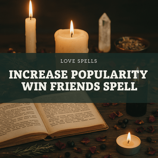 Increase Popularity Win Friends Spell - We Love Spells