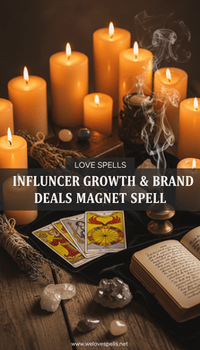 Influencer Growth & Brand Deals Magnet Spell - We Love Spells