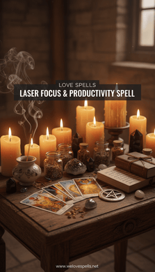 Laser Focus & Productivity Spell - We Love Spells