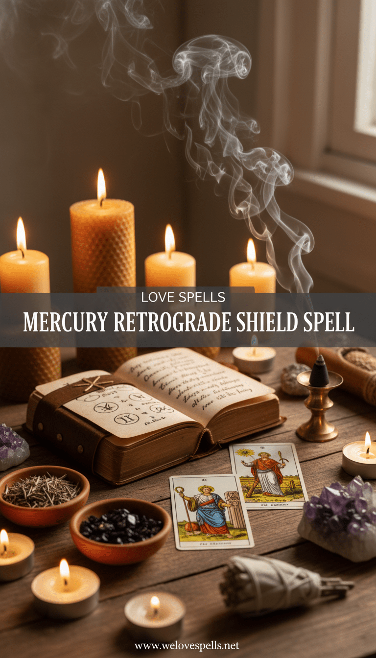 Mercury Retrograde Shield Spell - We Love Spells