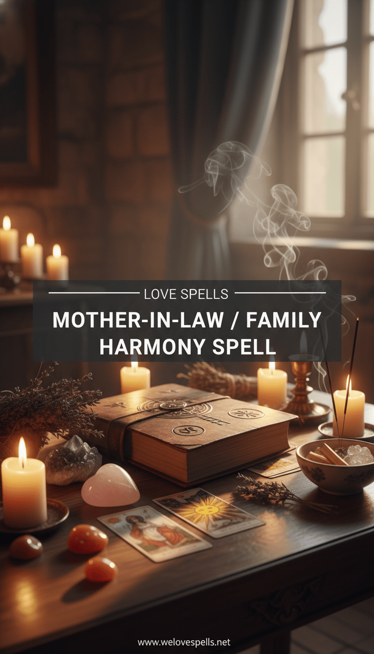 Mother - in - Law / Family Harmony Spell - We Love Spells