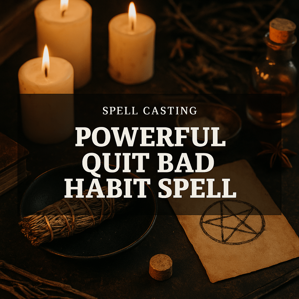Powerful Quit Bad Habit Spell - We Love Spells