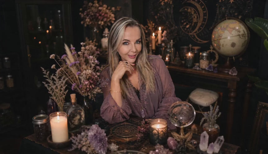 Carregar vídeo: Belinda introducing her private spell casting services and explaining how each ritual is personally prepared with care and confidentiality.