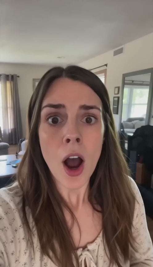 A raw, smartphone-style testimonial video of a woman in her late 30s reacting to receiving a text message after a professional Text Me Communication Spell cast by Belinda at We Love Spells. The video shows her genuine excitement and the notification on her phone, highlighting the effectiveness of the ritual for breaking no-contact situations