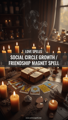 Social Circle Growth / Friendship Magnet Spell - We Love Spells