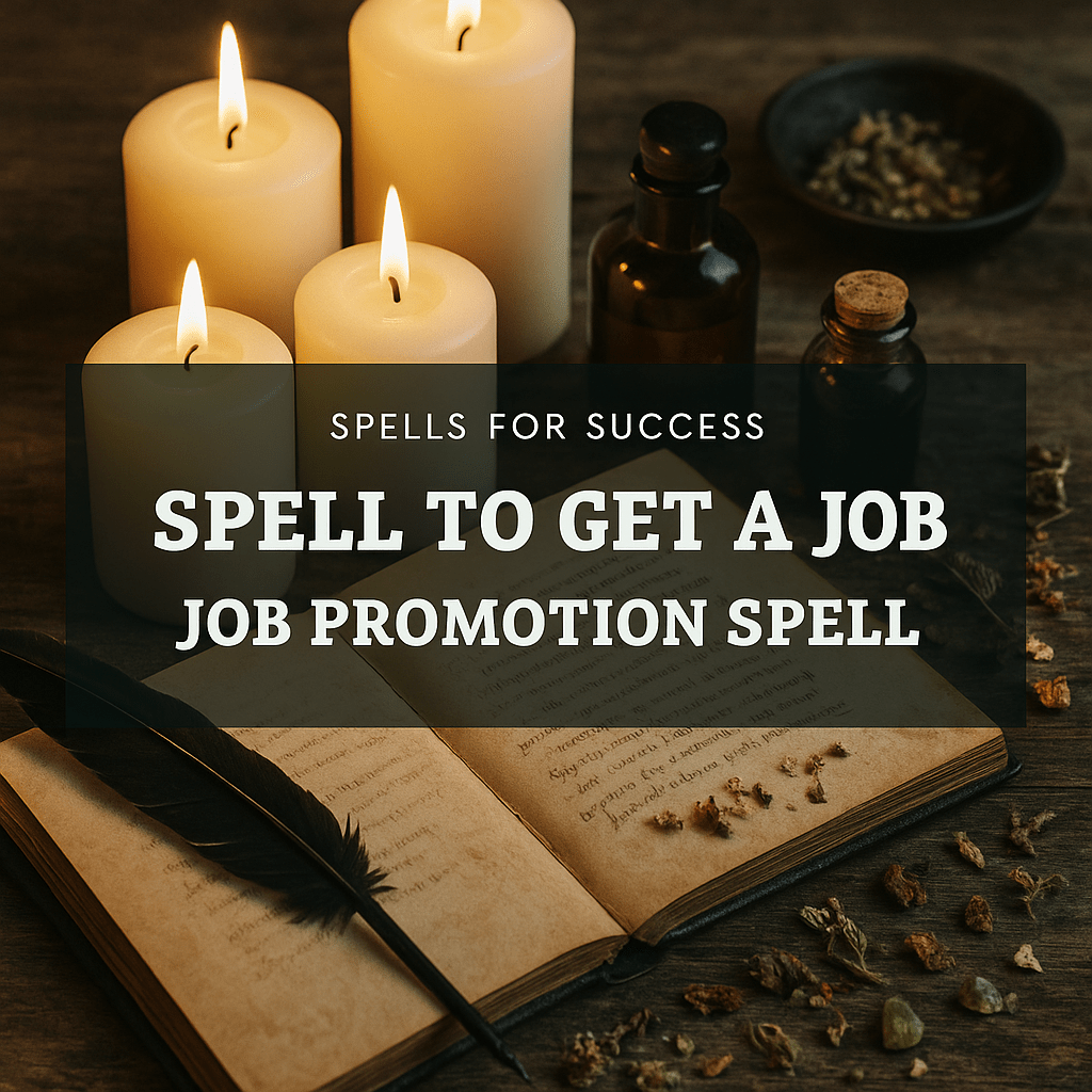 Spell to Get a Job & Job Promotion Spell – We Love Spells