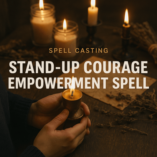 Stand - Up Courage Empowerment Spell - We Love Spells